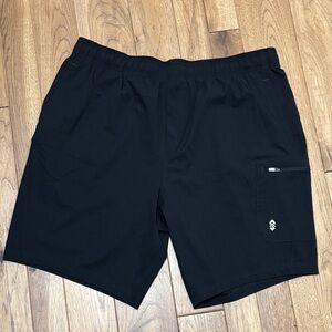 Free Country Men's Black Athletic Shorts